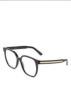 Dior Women's Square Clear Glasses, 53mm