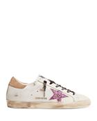 Golden Goose Women's Super-star Glitter Star Low Top Sneakers