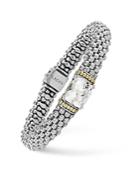 Lagos 18k Gold And Sterling Silver Prism White Topaz Rope Bracelet, 9mm