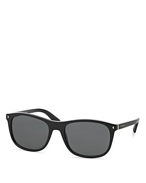 Prada Rectangle Black Sunglasses