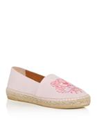 Kenzo Women's Tiger-embroidered Espadrille Flats