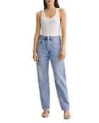 Agolde 90's High Rise Straight Leg Jeans In Snapshot