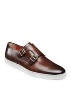 Santoni Men's Freemont Double Buckle Dress Shoes