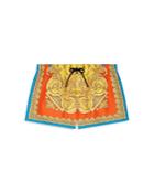 Versace Printed Swim Trunks