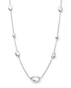 Sterling Silver Pebble Station Necklace, 18 - 100% Exclusive