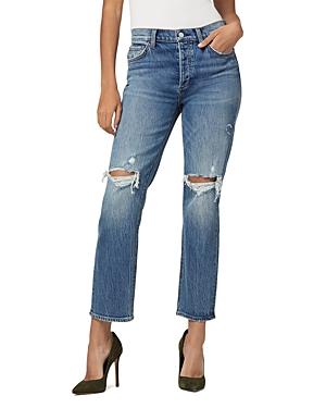 Joe's Jeans The Scout High Rise Straight Leg Jeans In Timeless Destruct