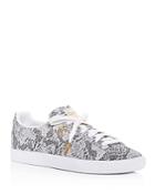 Puma Women's Clyde Ao Snake-embossed Low-top Sneakers