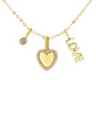 Moon & Meadow 14k Yellow Gold Diamond Triple Pendant Necklace, 18 - 100% Exclusive