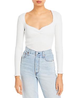 Musier Sweetheart Neck Top