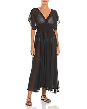 Kate Spade New York Sheer Cover Up Maxi Dress