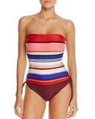 Kate Spade New York Bandeau One Piece Swimsuit