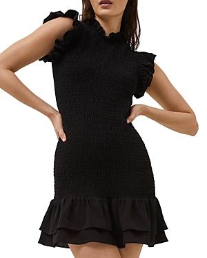 French Connection Ruffled Smocked Dress