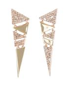 Alexis Bittar Dangling Triangle Drop Earrings