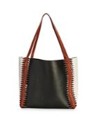 Chloe Louela Large Leather Tote Bag