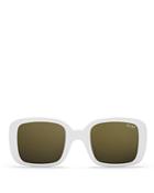 Quay #quayxkylie 20's Mirrored Square Sunglasses, 51mm