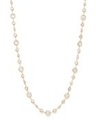 Ippolita 18k Gold Lollipop Lollitini Necklace In Mother-of-pearl Doublet And Clear Quartz, 36