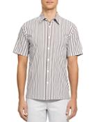Theory Irving Granada Slim Fit Short Sleeve Button-down Shirt