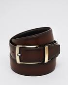 The Men's Store At Bloomingdale's Reversible Burnished Edge Buckle Leather Belt - 100% Exclusive