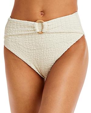 Revel Rey Inez Textured Croc Bikini Bottom