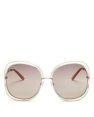 Chloe Carlina Oversized Sunglasses, 62mm