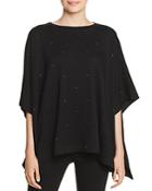 Capote Embellished Poncho Top