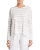 Eileen Fisher Striped High/low Top