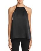 Cami Nyc Sloan Faux-pearl Beaded-back Silk Top