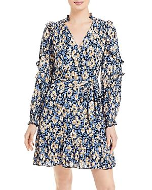 Karl Lagerfeld Paris Ruffled Jacquard Dress