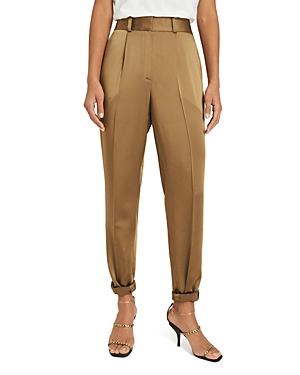 Reiss Elyssah Pleated Satin Pants