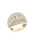 Bloomingdale's Diamond Statement Ring In 14k Yellow Gold, 3.80 Ct. T.w. - 100% Exclusive