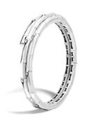 John Hardy Bamboo Sterling Silver Silver Small Double Coil Bracelet - 100% Bloomingdale's Exclusive