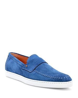 Santoni Man's Banker Slip On Loafers