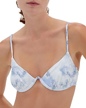 Jonathan Simkhai Bridgette Tie Dye Underwire Bikini