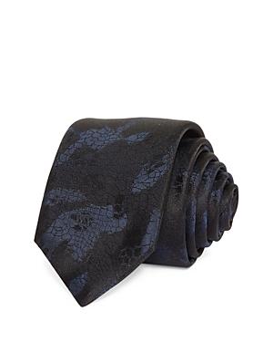 Hugo Tonal Print Silk Skinny Tie