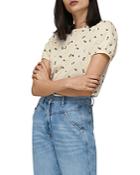 Whistles Forget Me Not Puff Sleeve Top