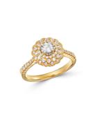Bloomingdale's Diamond Milgrain Engagement Ring In 14k Yellow Gold, 0.60 Ct. T.w. - 100% Exclusive