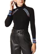 Karen Millen Sporty Striped Detail Sweater