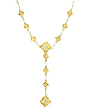 Roberto Coin 18k Yellow Gold Palazzo Ducale Diamond Lariat Necklace, 15