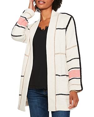 Nic + Zoe Go To Stripe Sweater Jacket