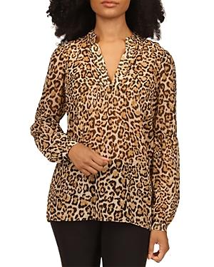 Michael Michael Kors Leopard Print Top