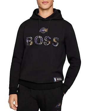 Boss X Nba Los Angeles Lakers Bounce Graphic Hoodie