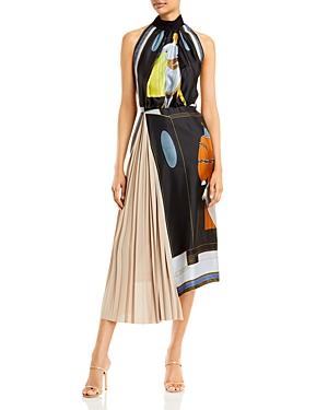 Lanvin Halter Scarf Dress