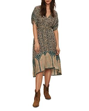 Ba & Sh Tamara Printed Midi Dress