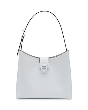 Salvatore Ferragamo Trifolio Large Leather Shoulder Bag