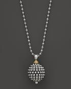 Lagos Sterling Silver Caviar Ball Pendant Necklace, 34