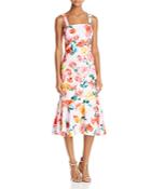 Laundry By Shelli Segal Floral Print Dress