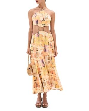 Cult Gaia Nadeesha Printed Cutout Dress