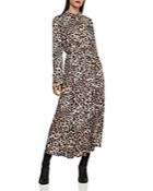 Bcbgmaxazria Leopard Blouson Dress