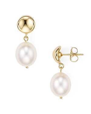 Nancy B Cultured Freshwater Pearl Drop Earrings