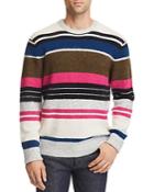 Frame Textured Multi-stripe Pullover Sweater